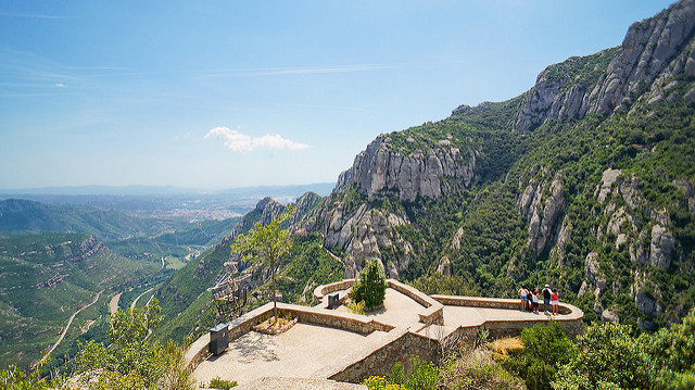 vistas monasterio montserrat