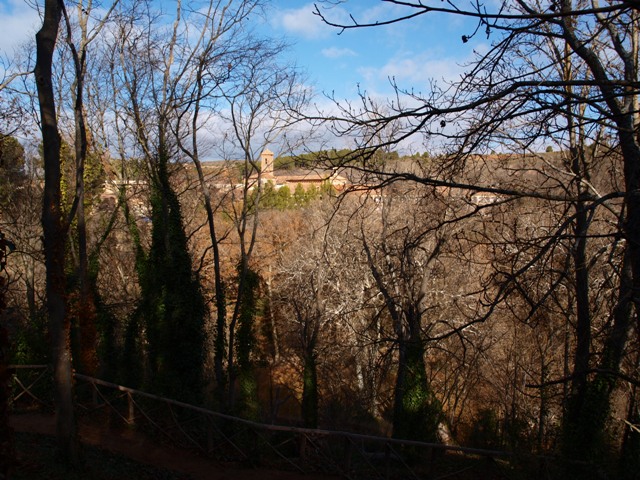 paisaje monasterio piedra