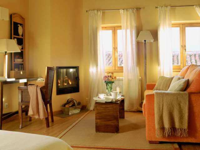 casa granero chimenea habitacion